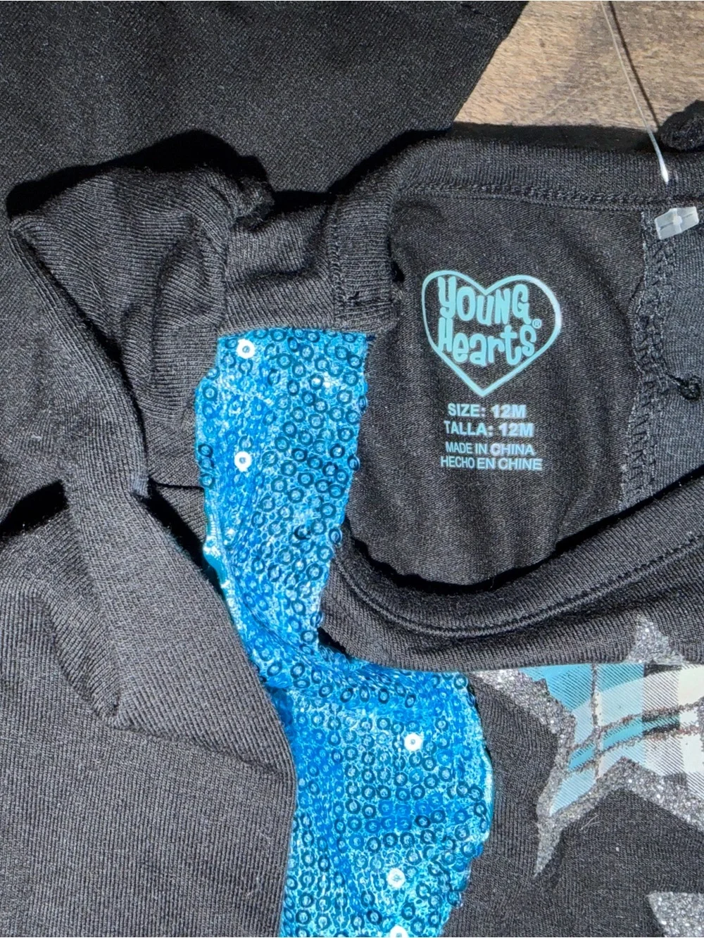 NWT Young Hearts Girls Plaid Tutu Dress & Leggings 2-Piece Set